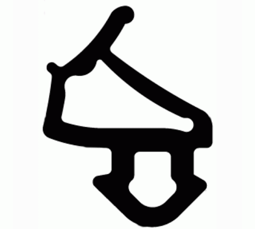 Уплотнитель для профиля Veka (арт. 254) (створка) - 1 метр Уплотнитель для профиля Veka (арт. 254) (створка) - 1 метр